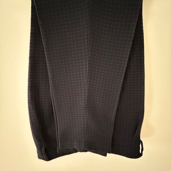 The Gigi blue and black houndstooth pleated trousers - Picture 3 of 4